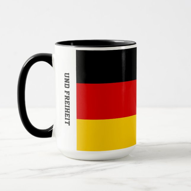 Unity Justice Freedom Germany Flag Mug (Left)