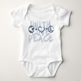 Unity, Love, Peace Baby Bodysuit