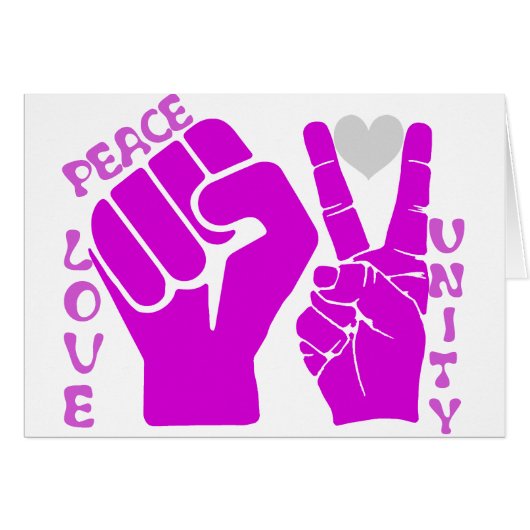Unity,Love & Peace,Togetherness_ Cards (Front Horizontal)