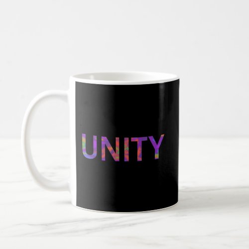 Unity Multi Colored Tie Dye Peace Love Respect Sto Coffee Mug