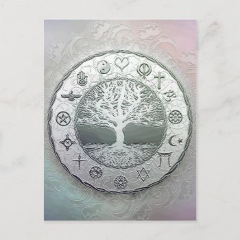 Unity Of Religion And Heart Postcard by thetreeoflife at Zazzle