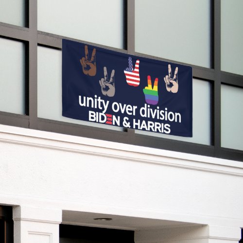  Unity Over Division 2024 Election Biden Harris Banner
