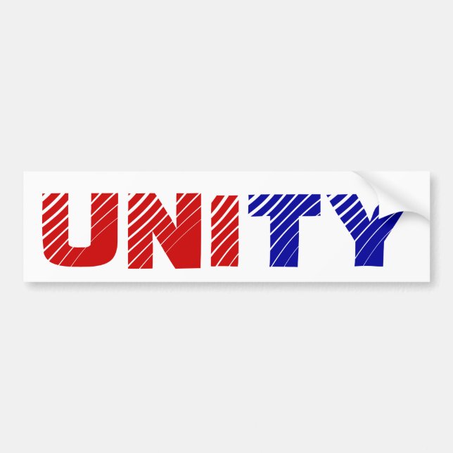 UNITY PARTY Trump Vance Tulsi Elon RFKJ Vivek Bumper Sticker (Front)