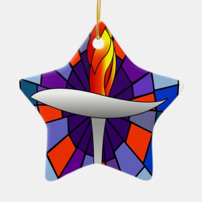 Unity Temple Chalice Products Ceramic Ornament (Front)