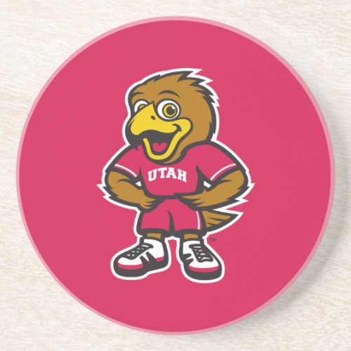 Univ of Utah Youth Logo Sandstone Coaster