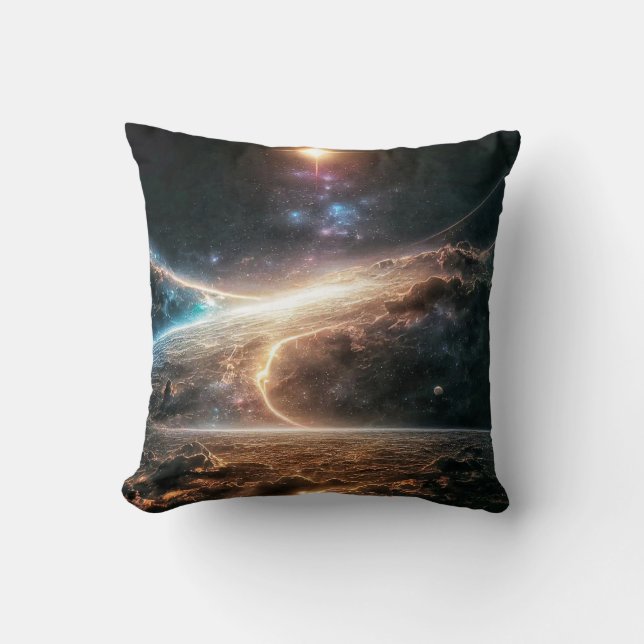 Universal beauty  throw pillow (Front)