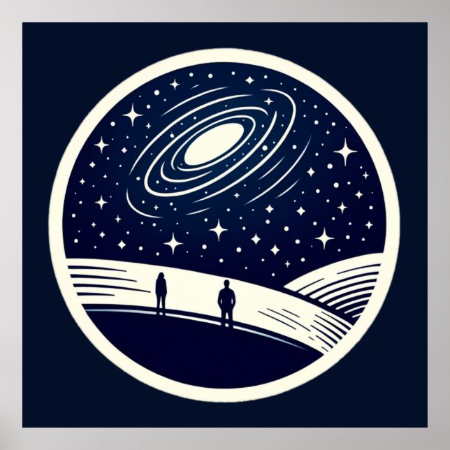 Universal Contemplation - Minimalist Design Poster (Front)