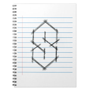 Universal Cool Point S Doodle 90s kids middle Notebook