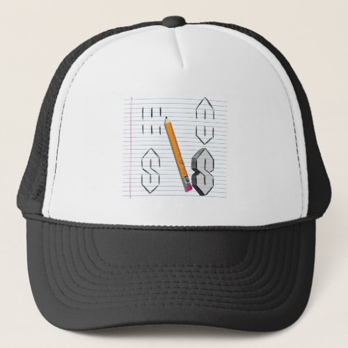 Universal Cool Point S Doodle 90s kids middle Trucker Hat