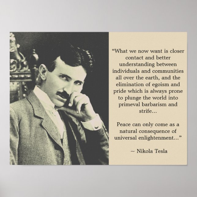 Universal Enlightenment - Tesla Poster (Front)