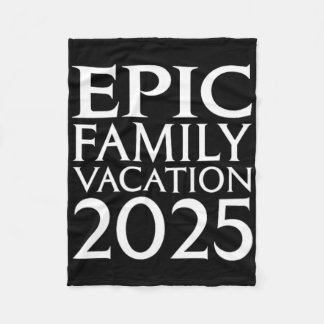 Universal Epic Universe Family Vacation 2025 Front Fleece Blanket
