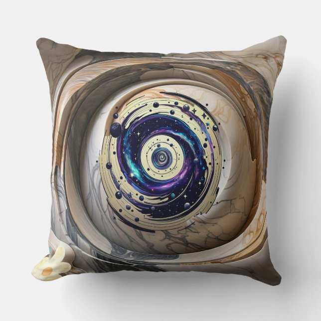 Universal Glow Throw Pillow (Front)