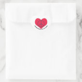 Universal Harmony, International Day of Peace Clas Heart Sticker (Bag)