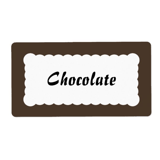 Universal Label Chocolate Brown (Front)