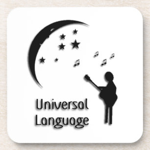 Universal Language Music Design Coaster