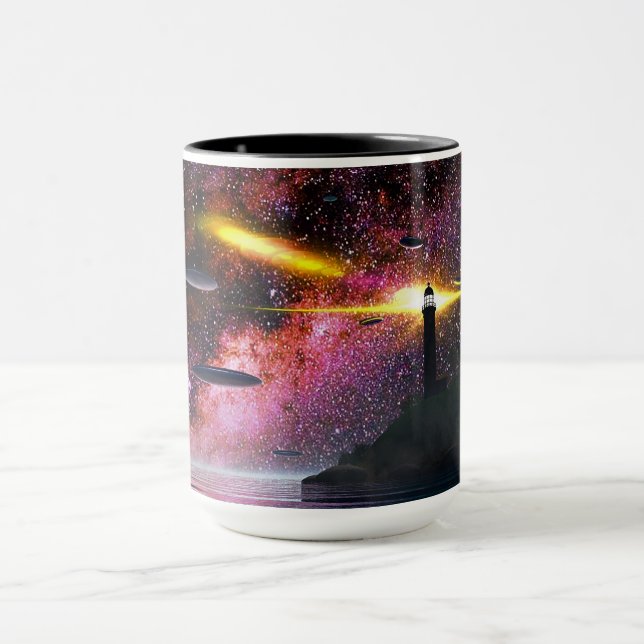 Universal Lighthouse 3D UFO Encounter Mug (Center)