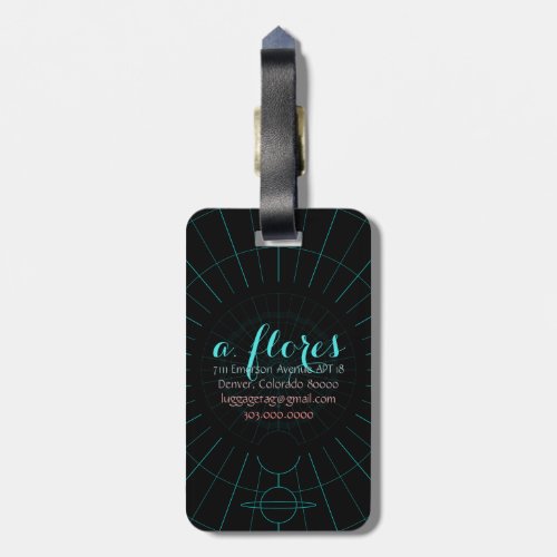 universal love luggage tag