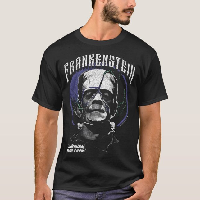 Universal Monsters Artist Series Frankenstein Horr T-Shirt (Front)