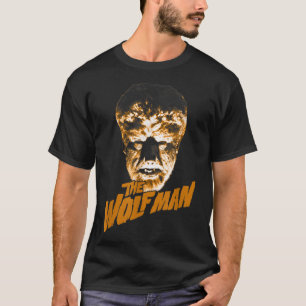 Universal Monsters The Wolf Man Dark Portrait T-Shirt