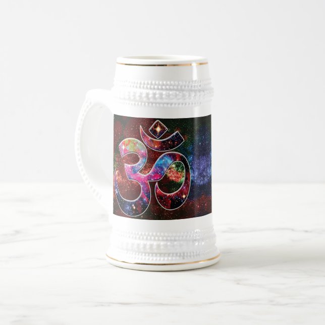 Universal OM Chi Beer Stein (Front Left)