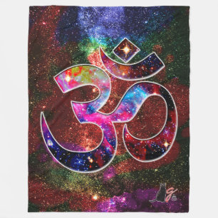 Universal OM Chi Fleece Blanket