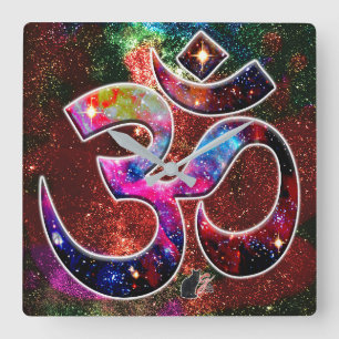 Universal OM Chi Square Wall Clock