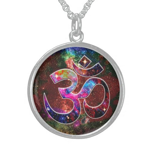 Universal OM Chi Sterling Silver Necklace