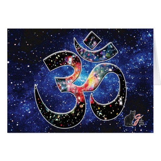 Universal OM Dhyana Cards (Front Horizontal)