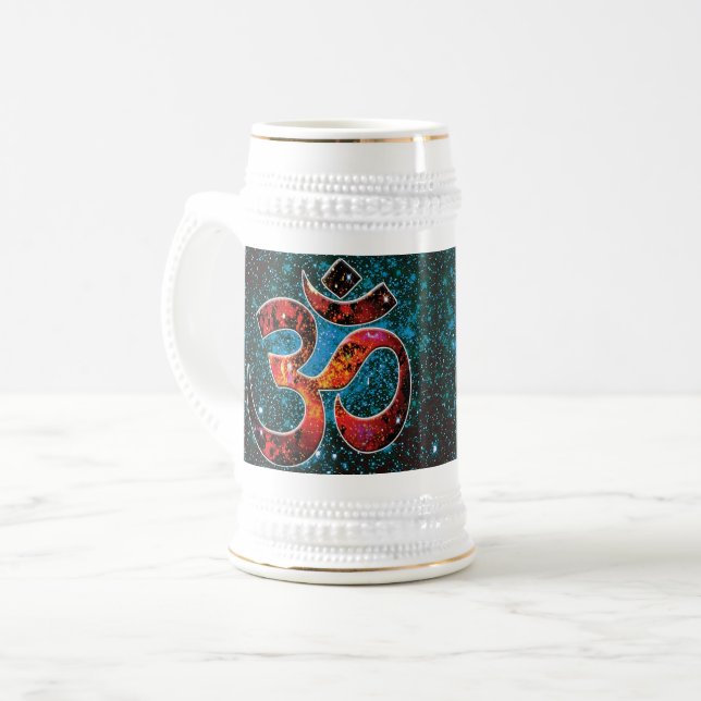 Universal OM Hum Beer Stein (Front Left)