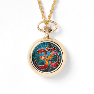 Universal OM Hum Necklace Watch