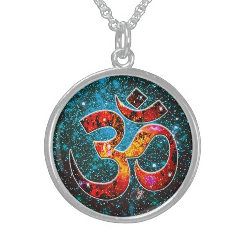 Universal OM Hum Sterling Silver Necklace