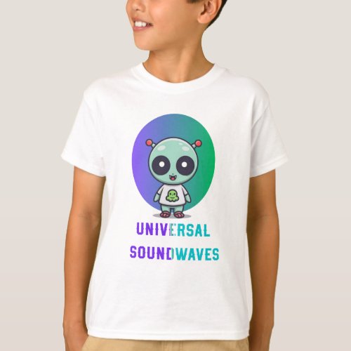 Universal Soundwaves Alien Headset T_Shirt