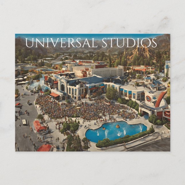Universal Studios Hollywood (8) Postcard (Front)