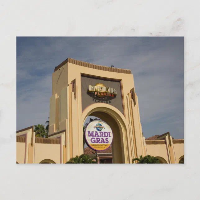 Universal Studios, Orlando Entrance postcard | Zazzle