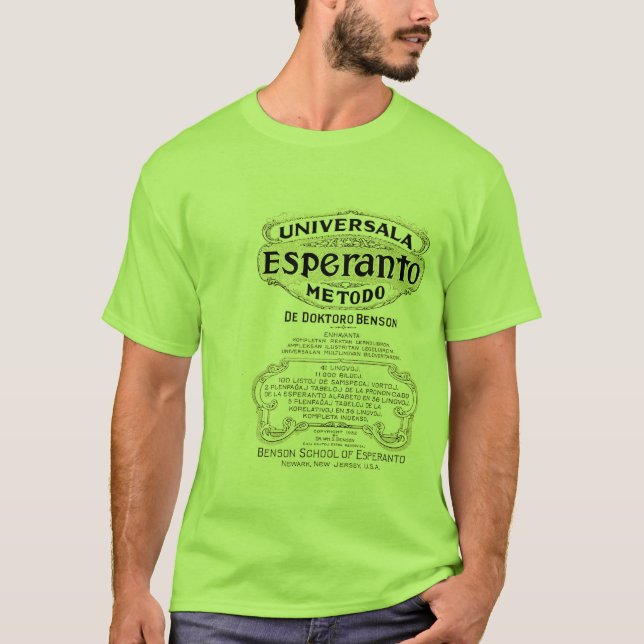 Universala Esperanto Metodo de Doktoro Benson T-Shirt (Front)