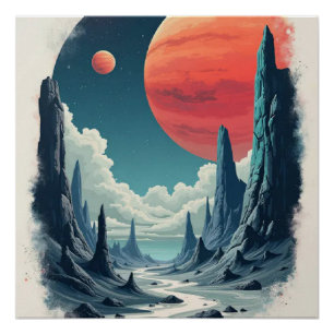 Universe Adventure: Engrossing Space Art for space Poster