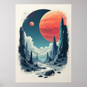 Universe Adventure: Engrossing Space Art for space Poster