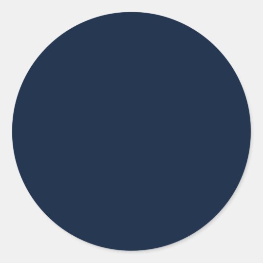Universe Dark Purple Blue Solid Color Background Classic Round