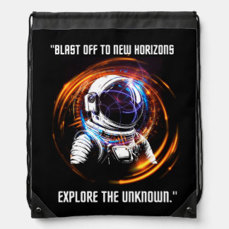 universe drawstring bag