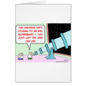 universe end lens cap telescope astronomer (Front)