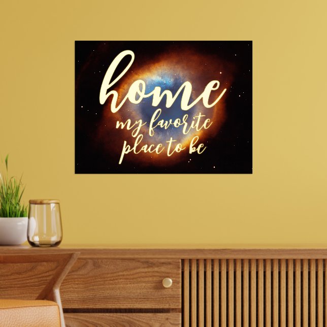 Universe Helix - Eye Of God 1 Foil Prints (In Situ (Living Room))