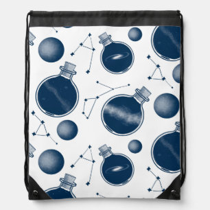 Universe in a Bottle Drawstring Bag