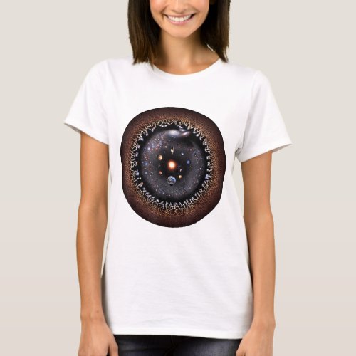 Universe Logarithmic 2020 Cosmos Space Science Ast T_Shirt