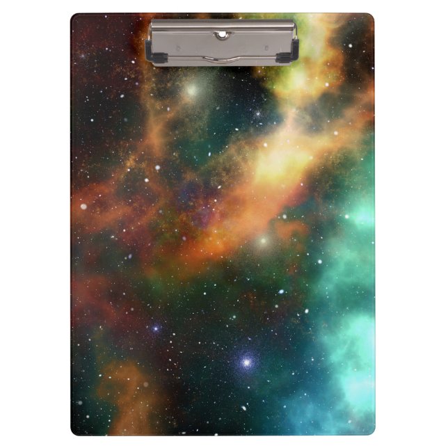 Universe Outer Space Stars Personalized Clipboard (Front)