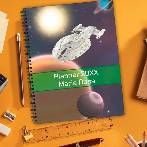 Universe planets  spaceship sci_fi customized planner
