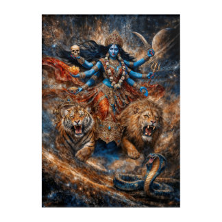 Universe Powers of Kali Goddess Acrylic Print