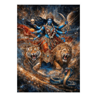 Universe Powers of Kali Goddess Photo Print