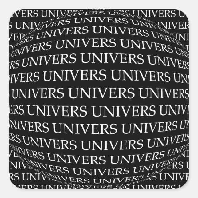 UNIVERSE SQUARE STICKER (Front)