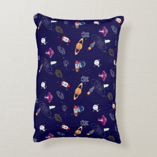 Universe theme accent pillow