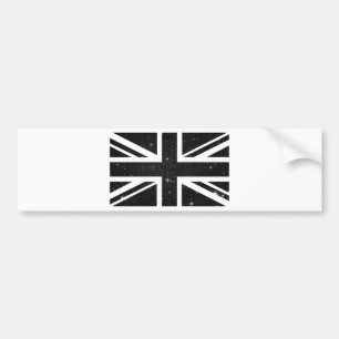Universe Union Jack British(UK) Flag Bumper Sticker